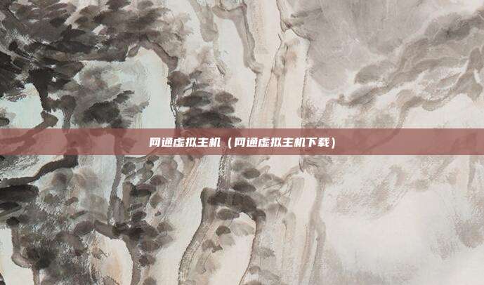 网通虚拟主机（网通虚拟主机下载）