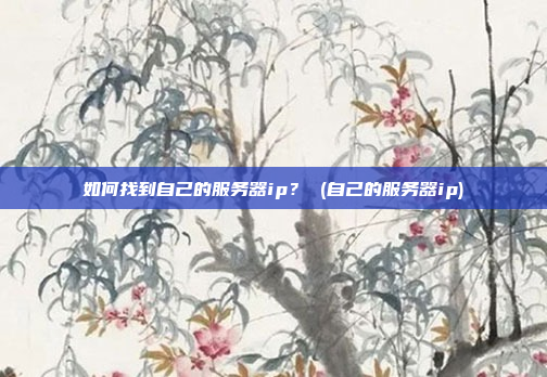 如何找到自己的服务器ip? (自己的服务器ip)