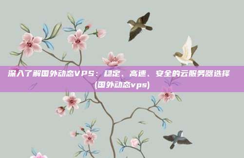 深入了解国外动态VPS：稳定、高速、安全的云服务器选择 (国外动态vps)