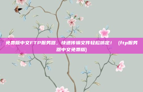 免费版中文FTP服务器,快速传输文件轻松搞定! (ftp服务器中文免费版)