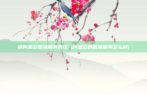 评阿里云香港服务表现 (阿里云的香港服务怎么样)