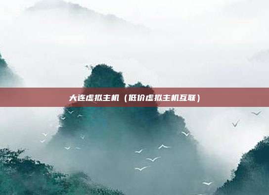 大连虚拟主机（低价虚拟主机互联）