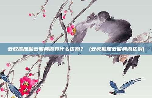 云数据库和云服务器有什么区别? (云数据库云服务器区别)