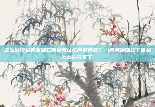怎么解决服务器建立但是无法访问的问题? (服务器建立了但是怎么访问不了)