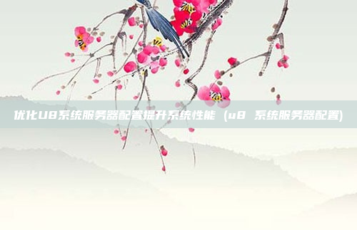 优化U8系统服务器配置提升系统性能 (u8 系统服务器配置)