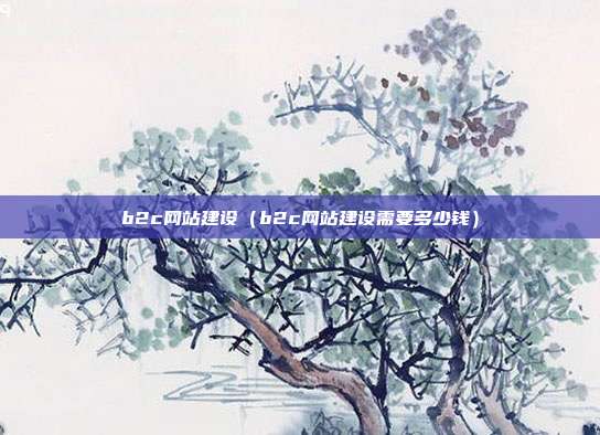b2c网站建设（b2c网站建设需要多少钱）
