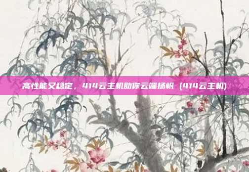 高性能又稳定,414云主机助你云端扬帆 (414云主机)