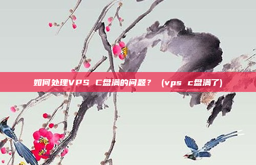 如何处理VPS C盘满的问题? (vps c盘满了)