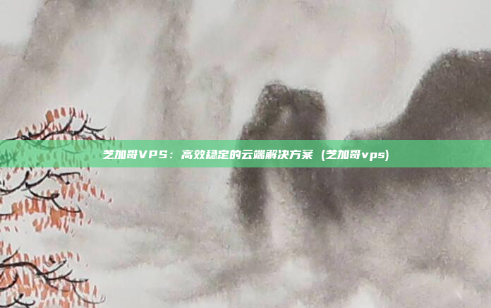 芝加哥VPS:高效稳定的云端解决方案 (芝加哥vps)