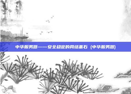 中华服务器——安全稳定的网络基石 (中华服务器)