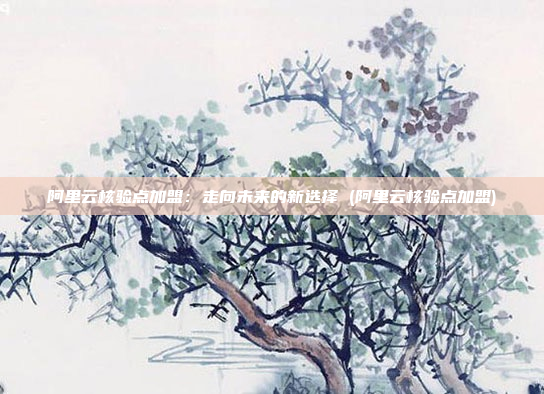 阿里云核验点加盟:走向未来的新选择 (阿里云核验点加盟)