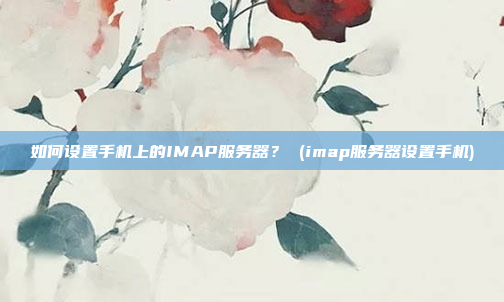 如何设置手机上的IMAP服务器? (imap服务器设置手机)
