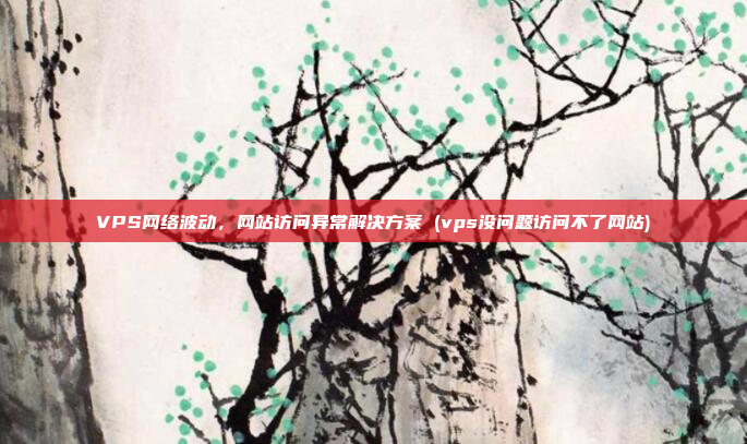 VPS网络波动,网站访问异常解决方案 (vps没问题访问不了网站)