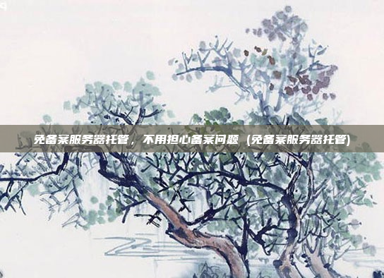 免备案服务器托管,不用担心备案问题 (免备案服务器托管)