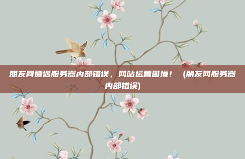 朋友网遭遇服务器内部错误,网站运营困境! (朋友网服务器内部错误)