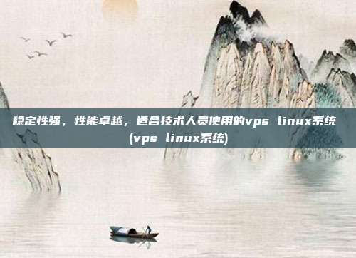 稳定性强,性能卓越,适合技术人员使用的vps linux系统 (vps linux系统)