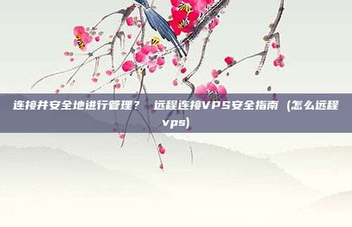 连接并安全地进行管理? 远程连接VPS安全指南 (怎么远程vps)