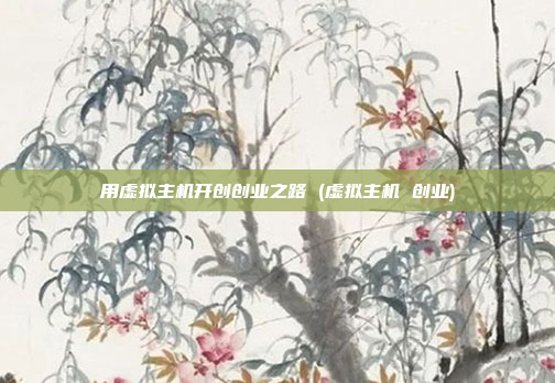 用虚拟主机开创创业之路 (虚拟主机 创业)