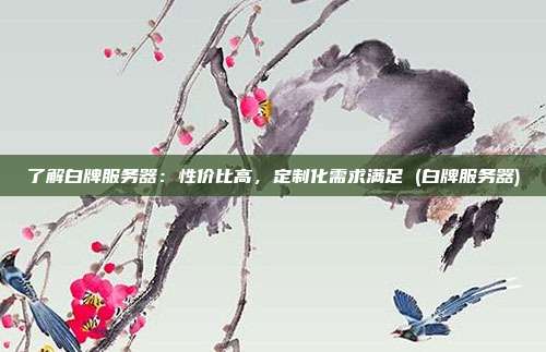 了解白牌服务器:性价比高,定制化需求满足 (白牌服务器)