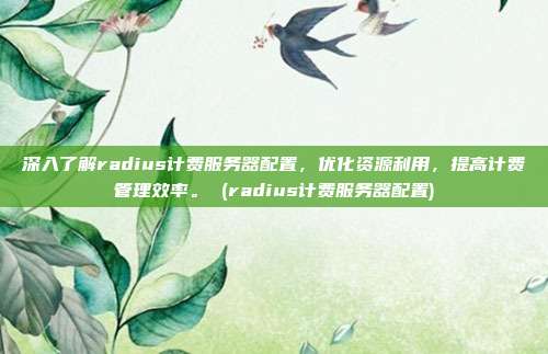 深入了解radius计费服务器配置,优化资源利用,提高计费管理效率。 (radius计费服务器配置)