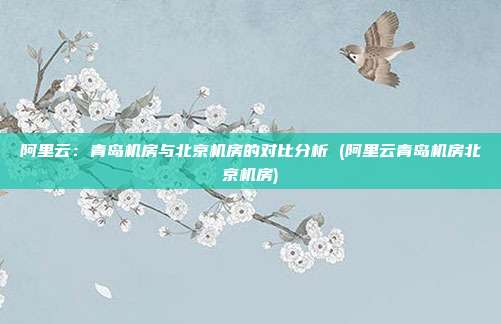 阿里云：青岛机房与北京机房的对比分析 (阿里云青岛机房北京机房)