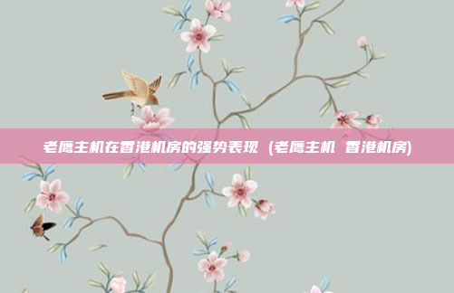 老鹰主机在香港机房的强势表现 (老鹰主机 香港机房)