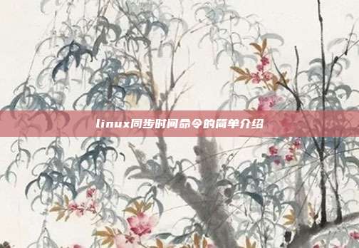 linux同步时间命令的简单介绍