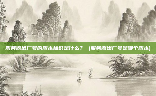服务器出厂号的版本标识是什么? (服务器出厂号是哪个版本)