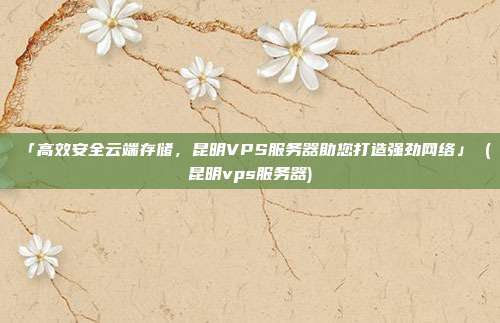 「高效安全云端存储,昆明VPS服务器助您打造强劲网络」 (昆明vps服务器)