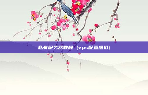 私有服务器教程 (vps配置虚拟)