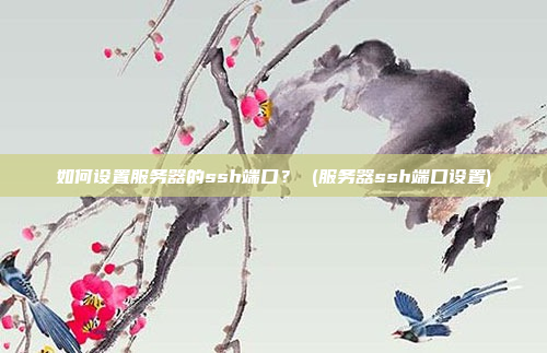 如何设置服务器的ssh端口？ (服务器ssh端口设置)