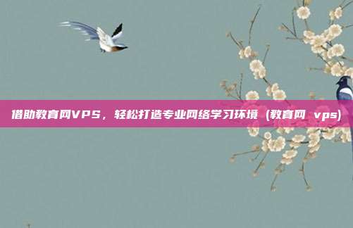 借助教育网VPS,轻松打造专业网络学习环境 (教育网 vps)