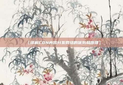【详解CDN内容分发网络的优势和原理】
